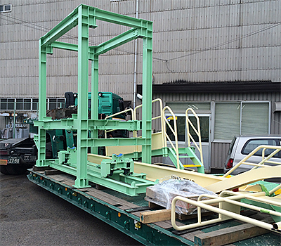 台車製作　製作総重量 5.1t ＆ 表面検査設備全般製作　製作総重量 6.1ｔ