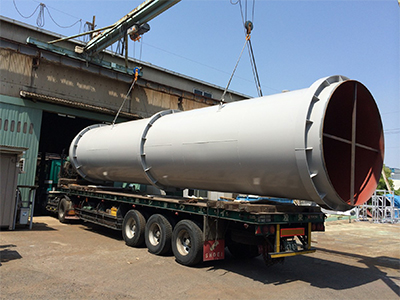 ガスダクト・排ガス流量計製作　製作総重量 62t