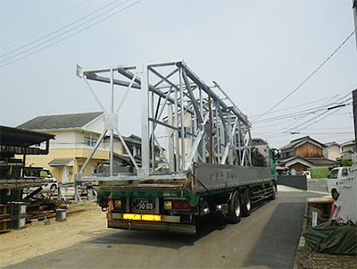 BCコンベア製作 製作総重量 5.5ｔ