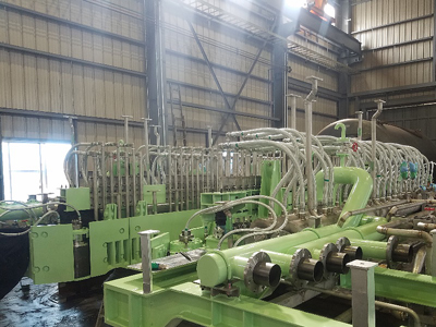 サイドガイド製作 製作総重量 18.7ｔ （2基）