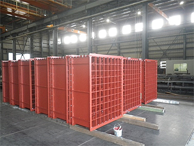 脱硝反応塔製作 製作総重量 6.8ｔ （18基）