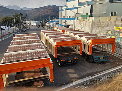 製缶品 大型 コイルパレット製作