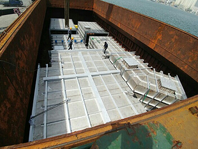 製缶品　大型電気集塵機用　ダクト設計製作