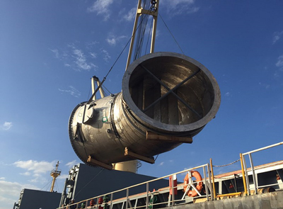 製缶品 大型  脱硫ダクト(排気ガスダクト) / SUS304